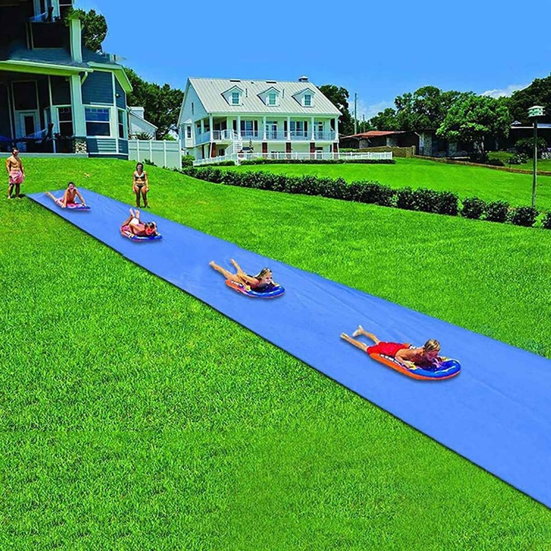  800x150cm Summer Outdoor Adult Children Lawn Water Slide Garden Toy Runway Park Fun Toy Game Center